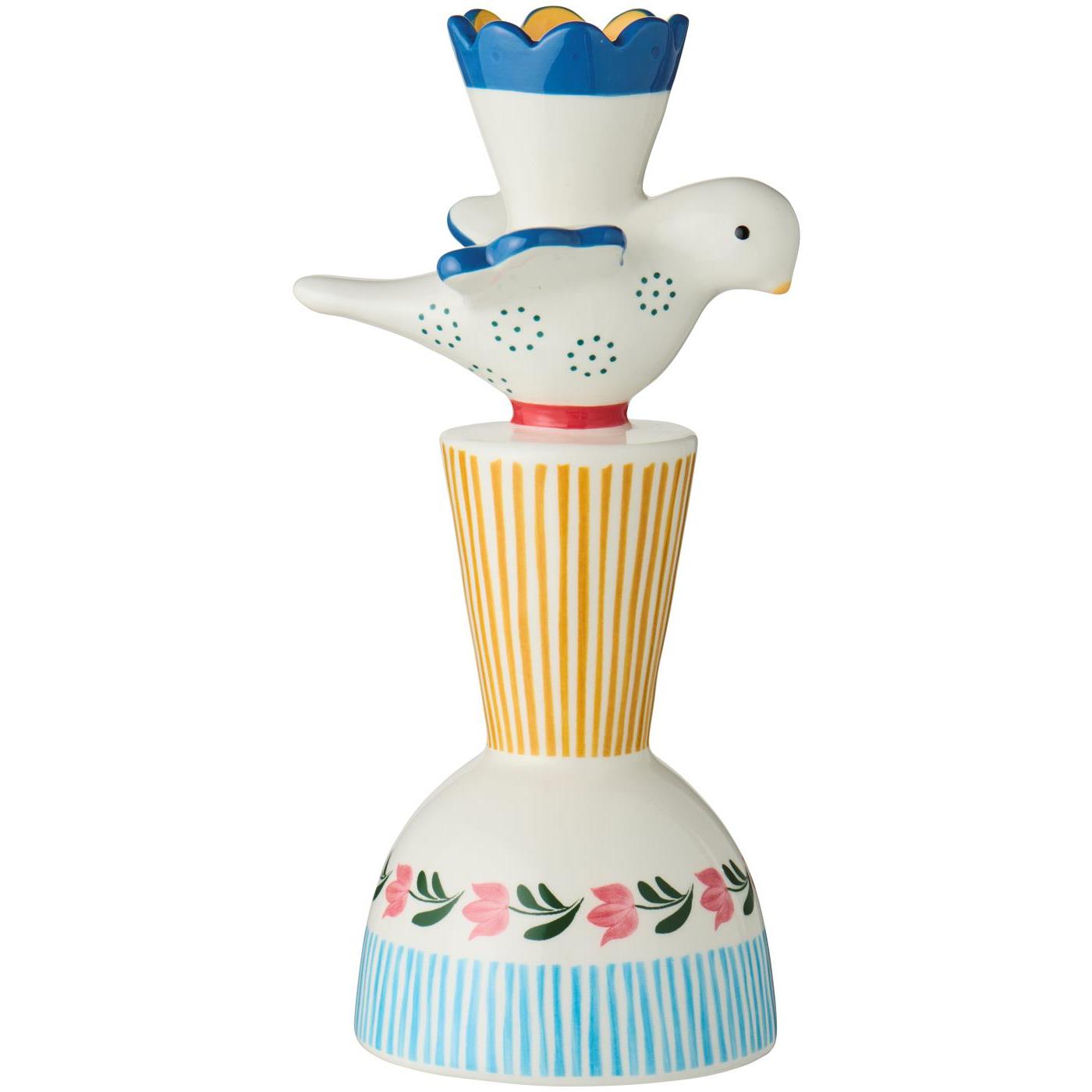 Ib Laursen Kerzenhalter f/2,2 cm Kerze multifarbig m/Vogel