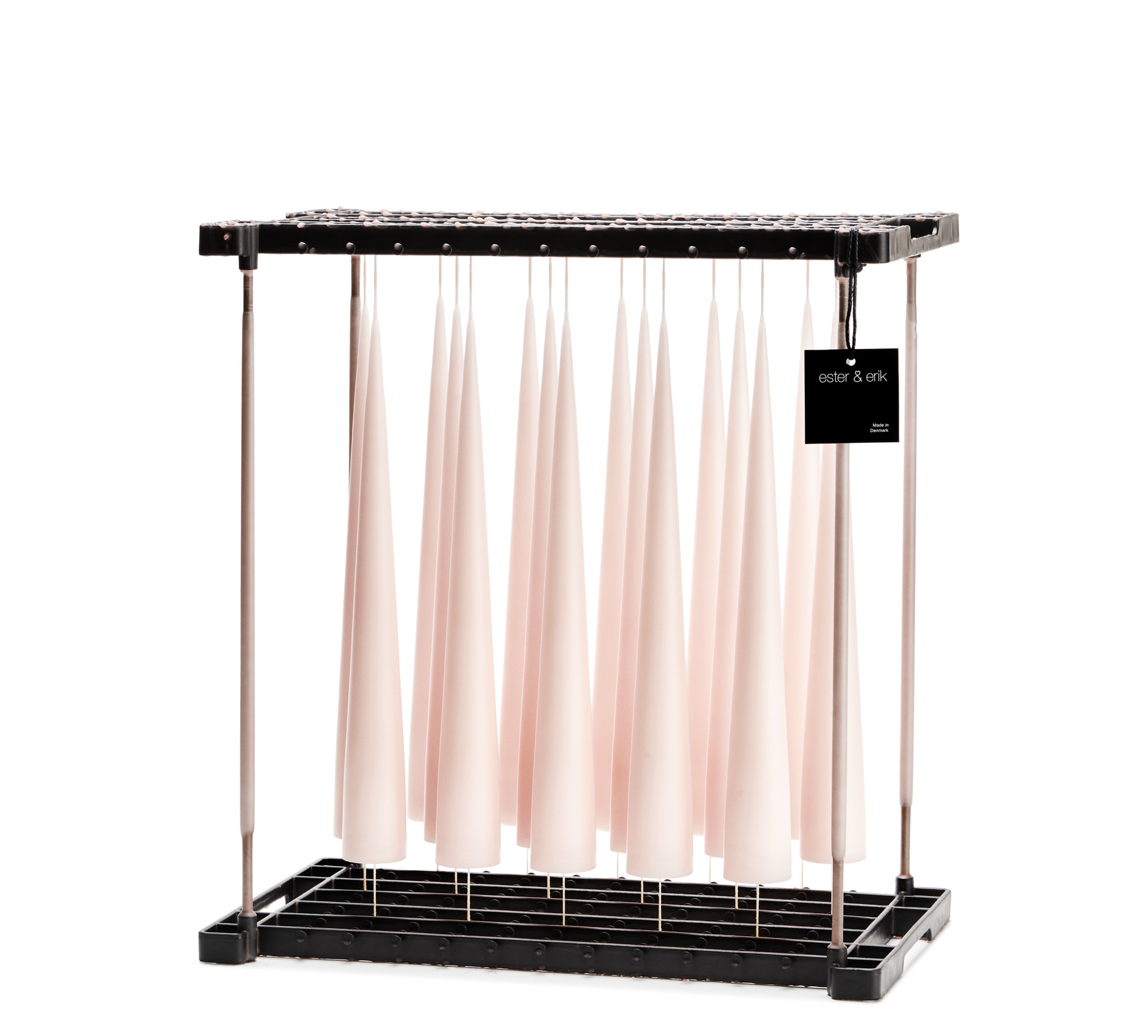 ester & erik Kegelkerze Cone Candles Rosewater 37cm