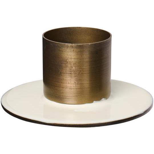 Ib Laursen Stabkerzenhalter Butter Cream f/3,8 Kerze