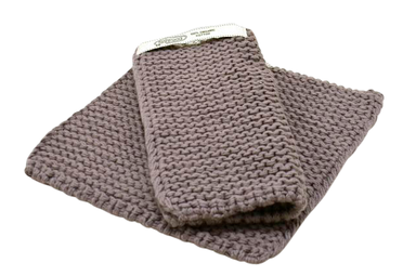 Solwang Topflappen Warmes Grau BIO 2er Set