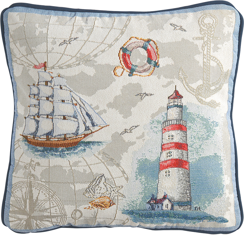 sander Beach Discovery Kissen gefüllt 40 x 40