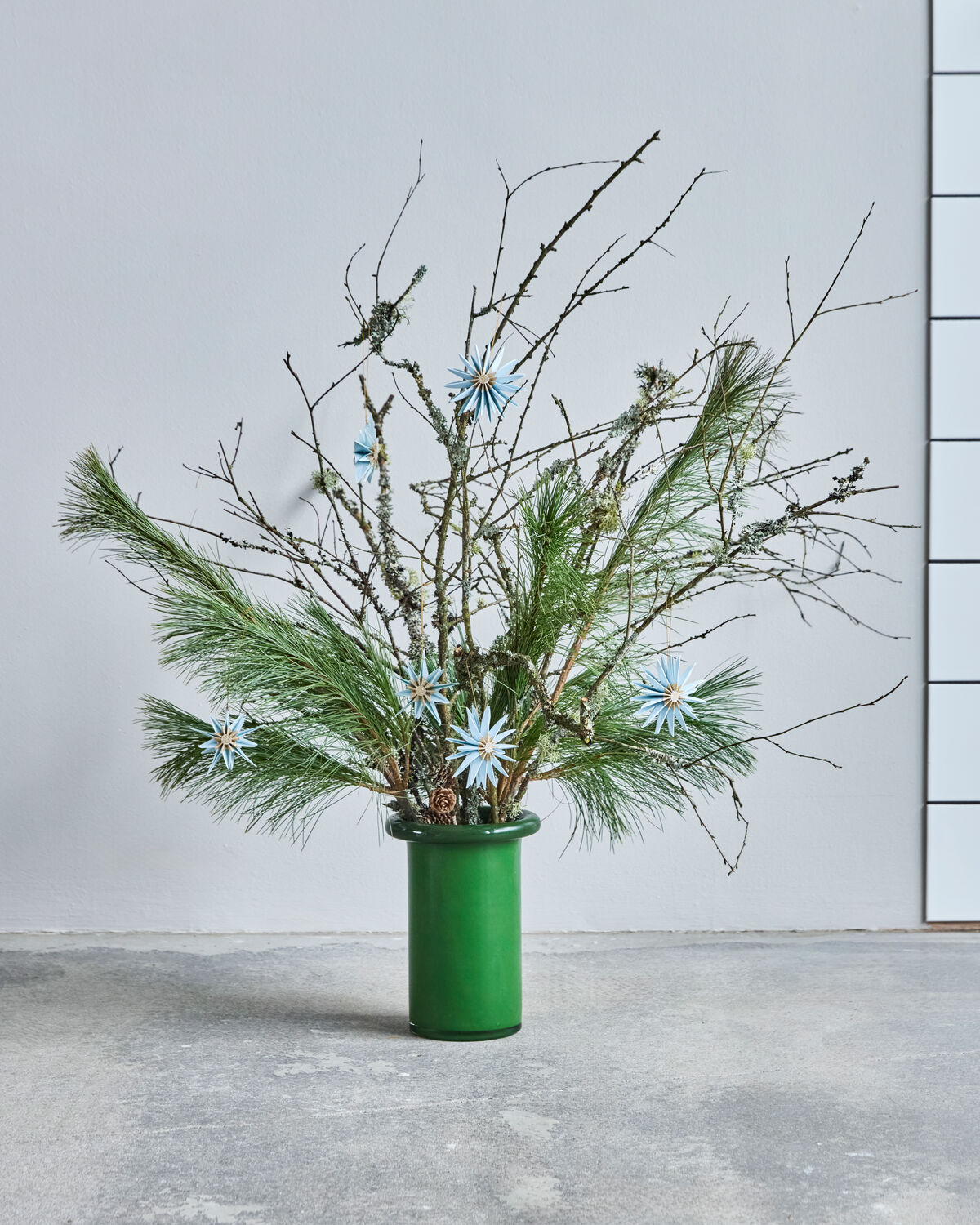 House Doctor Weihnachtsanhänger Sterne Light Blue