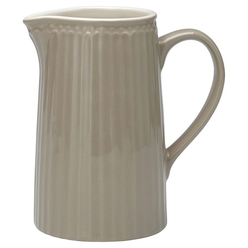 Greengate Porzellan-Krug Alice Warm Grey