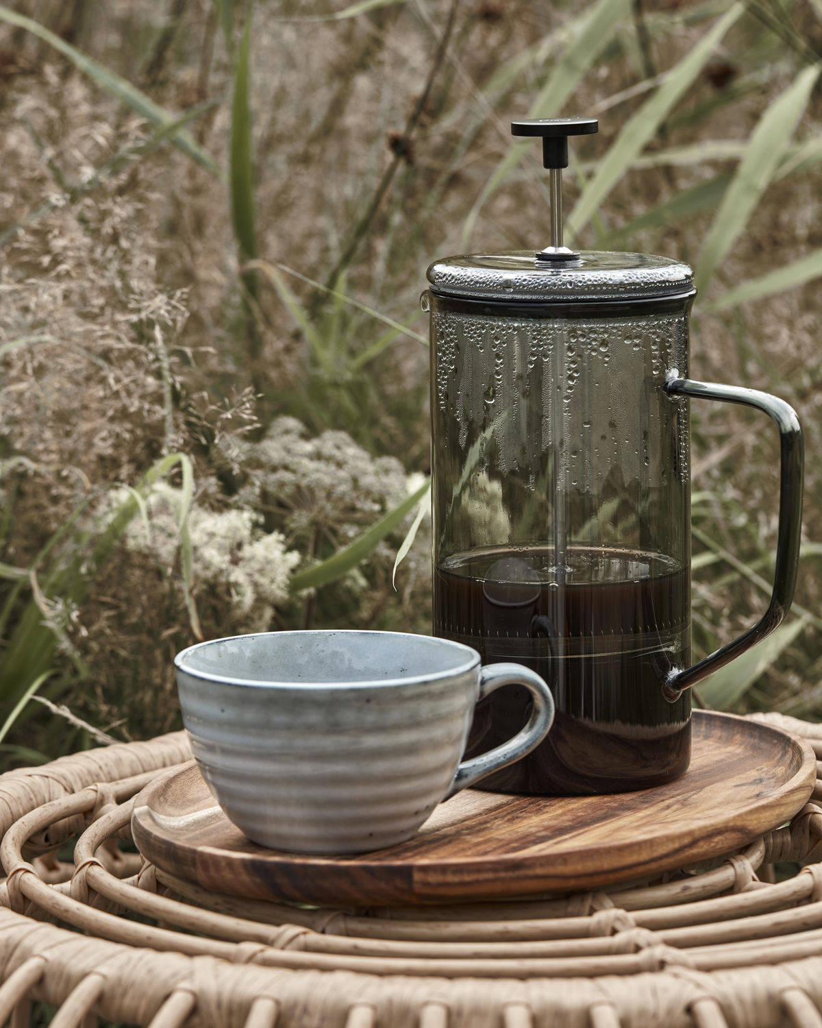 House Doctor Teetasse Rustic Grau Blau