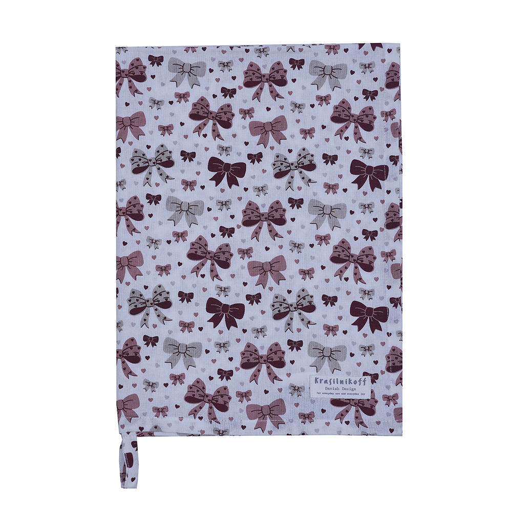 Krasilnikoff Geschirrtuch Rote Schleife