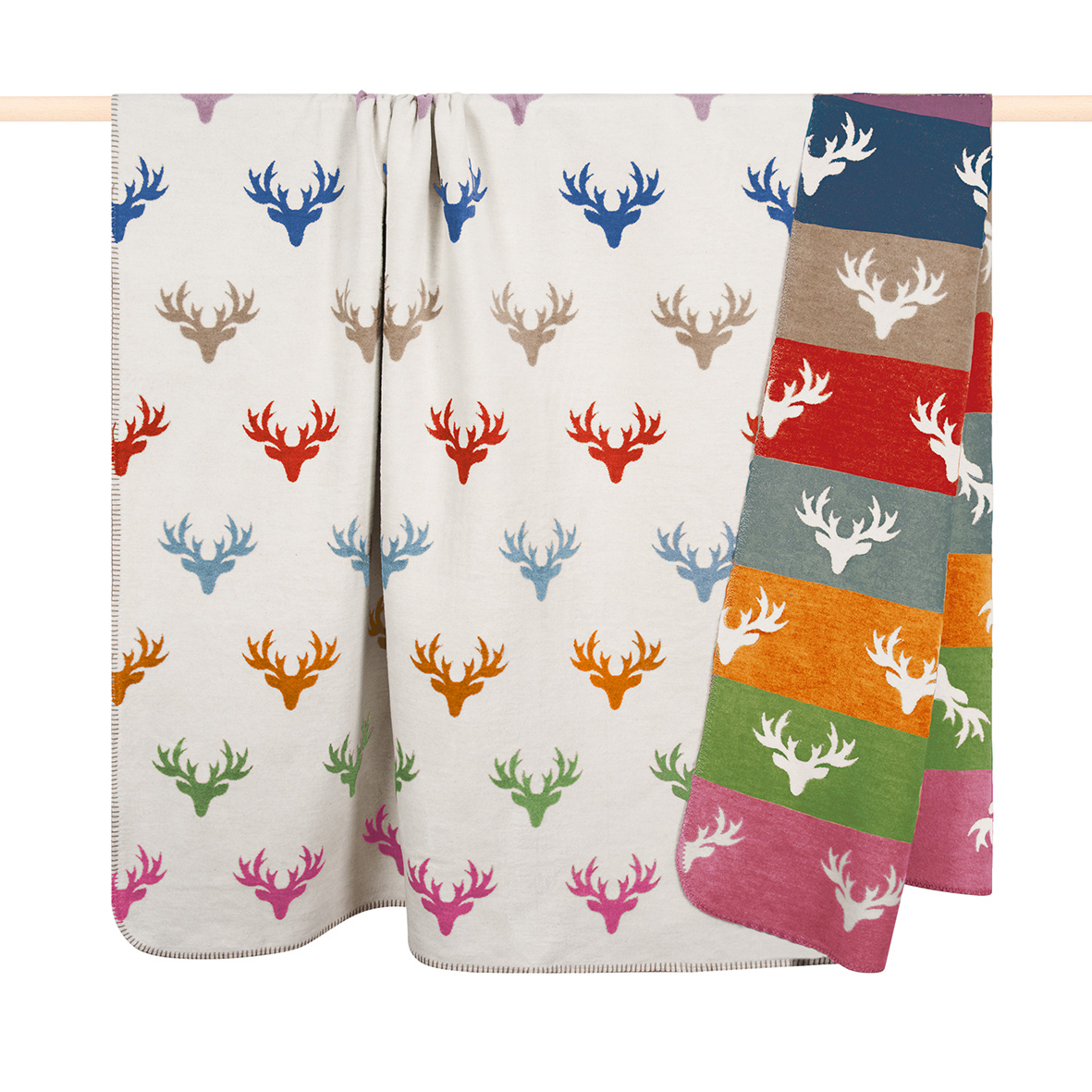 pad design Wolldecke "DEER" Multi