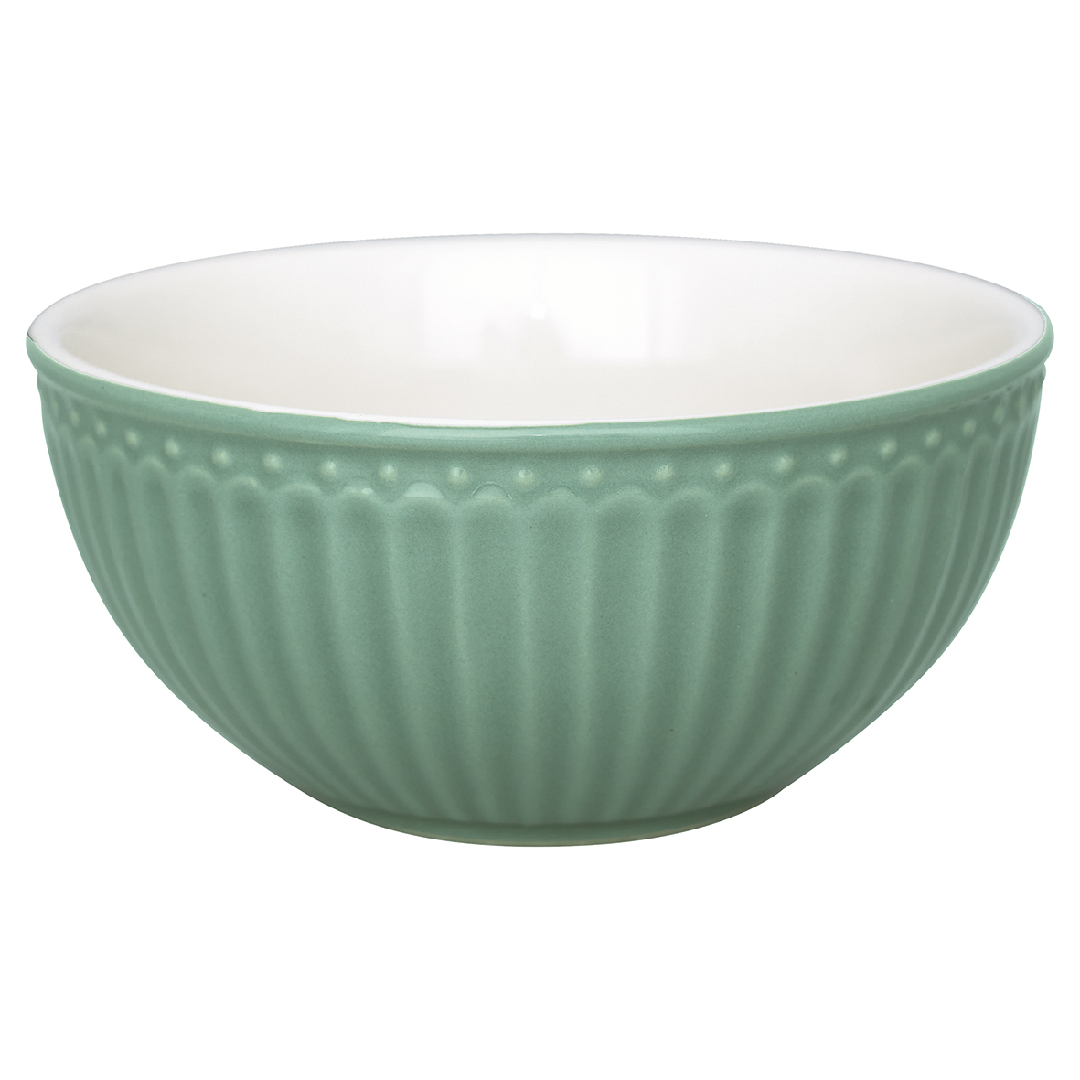 Greengate Müsli Schale Alice Dusty Green