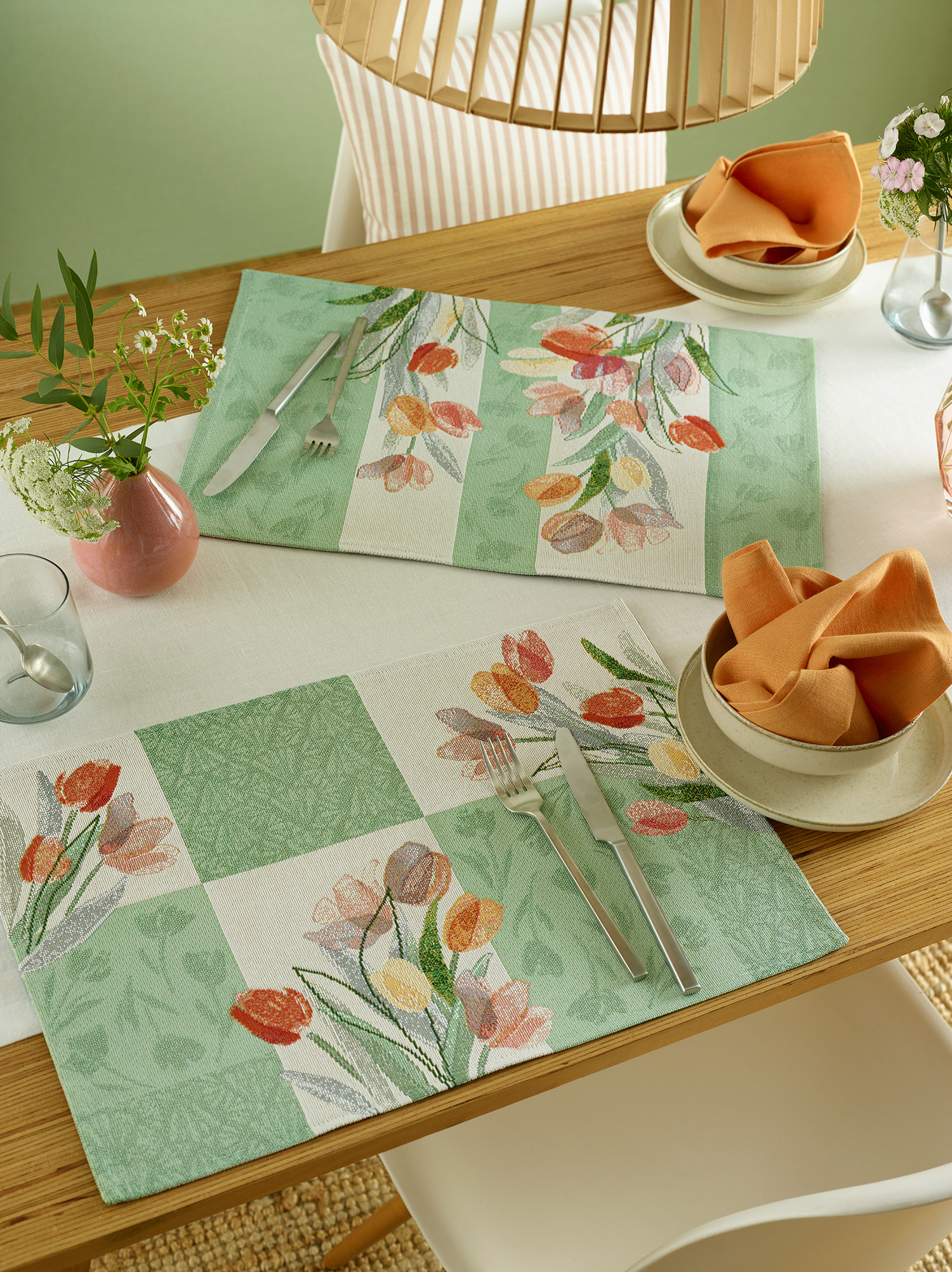 sander Tischset Tulip Patch 32 x 48