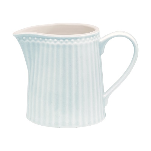 Greengate Porzellan-Milchkännchen Alice Pale Blue