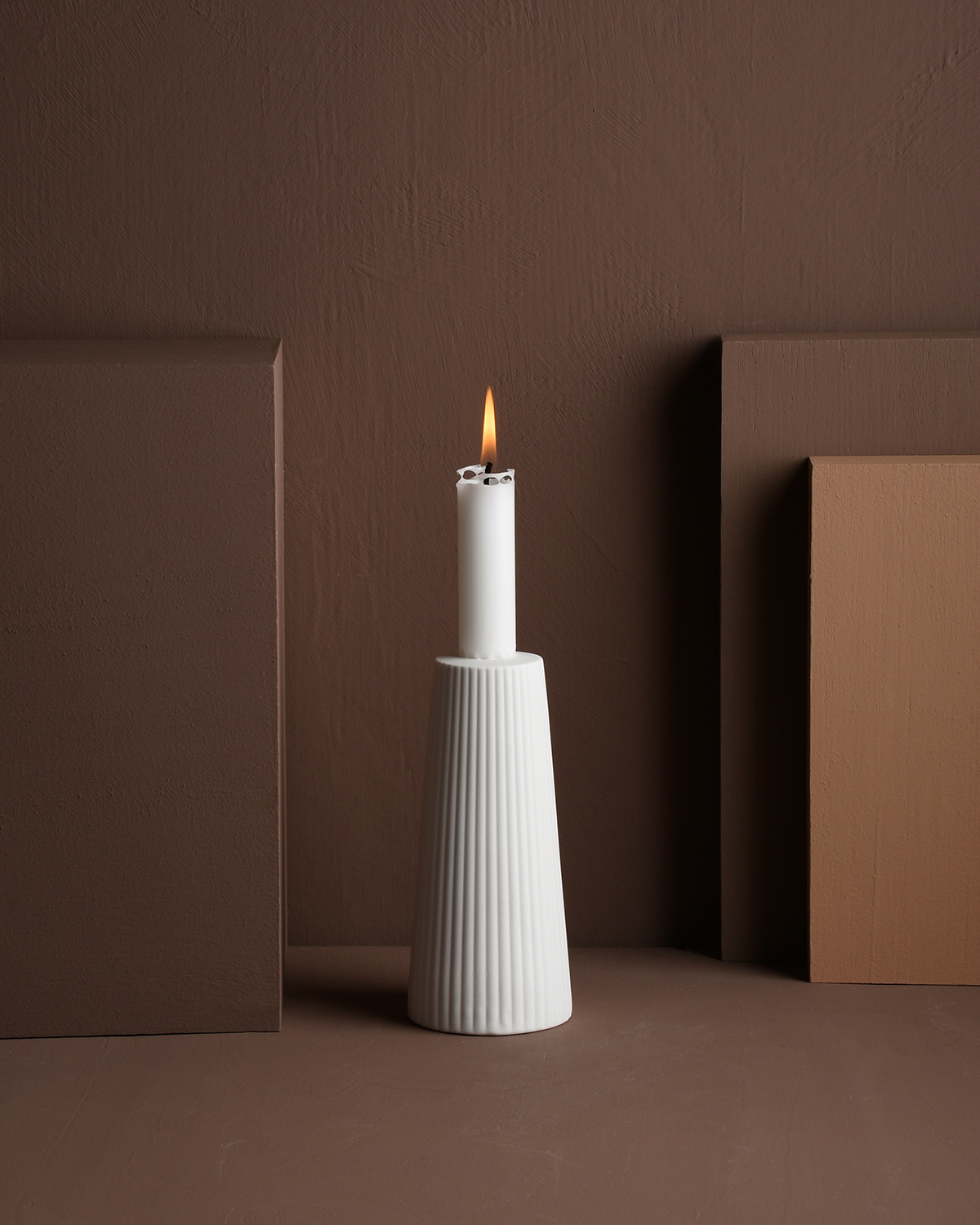Storefactory Kerzenhalter Linghed Weiss Small