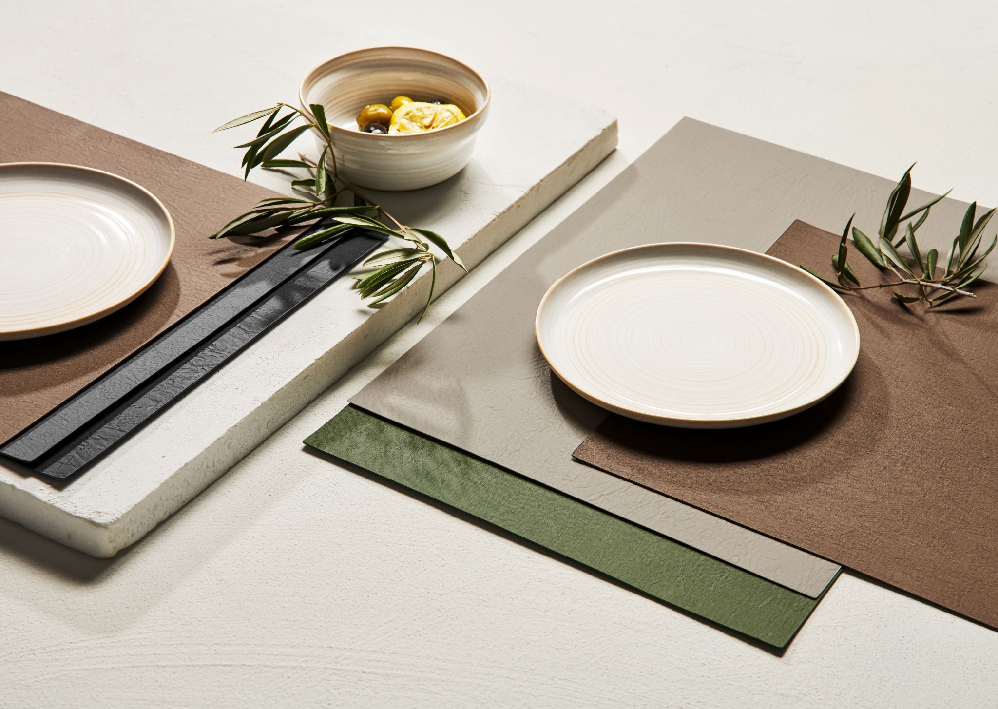 ASA Tischset Smoke Struktur 46 x 33