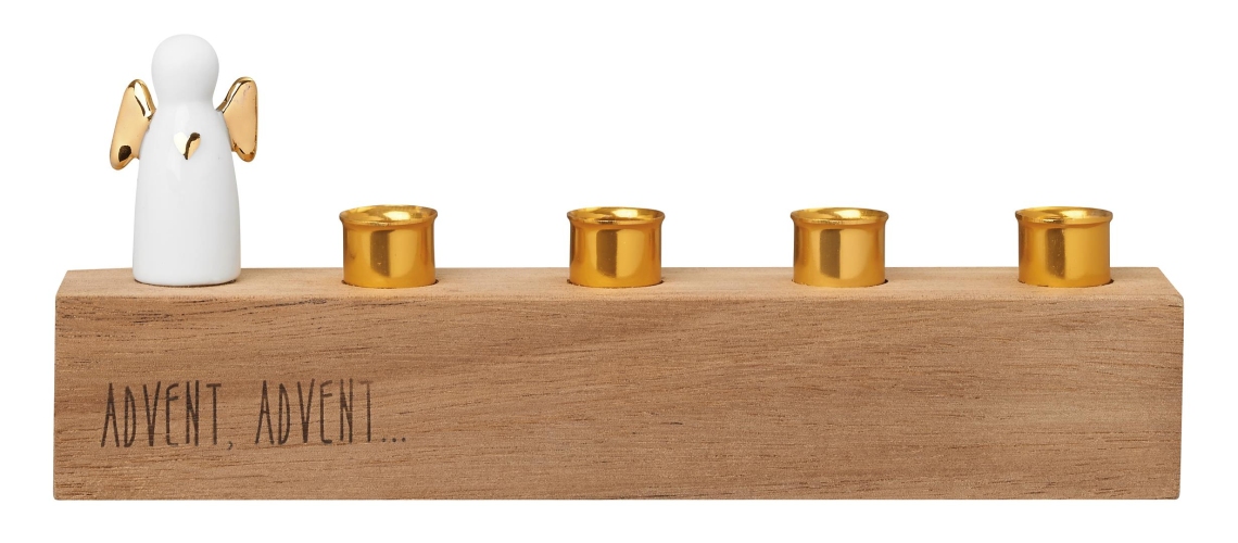 räder Winterzeit Kerzenhalter Adventsengel Gold Advent, Advent