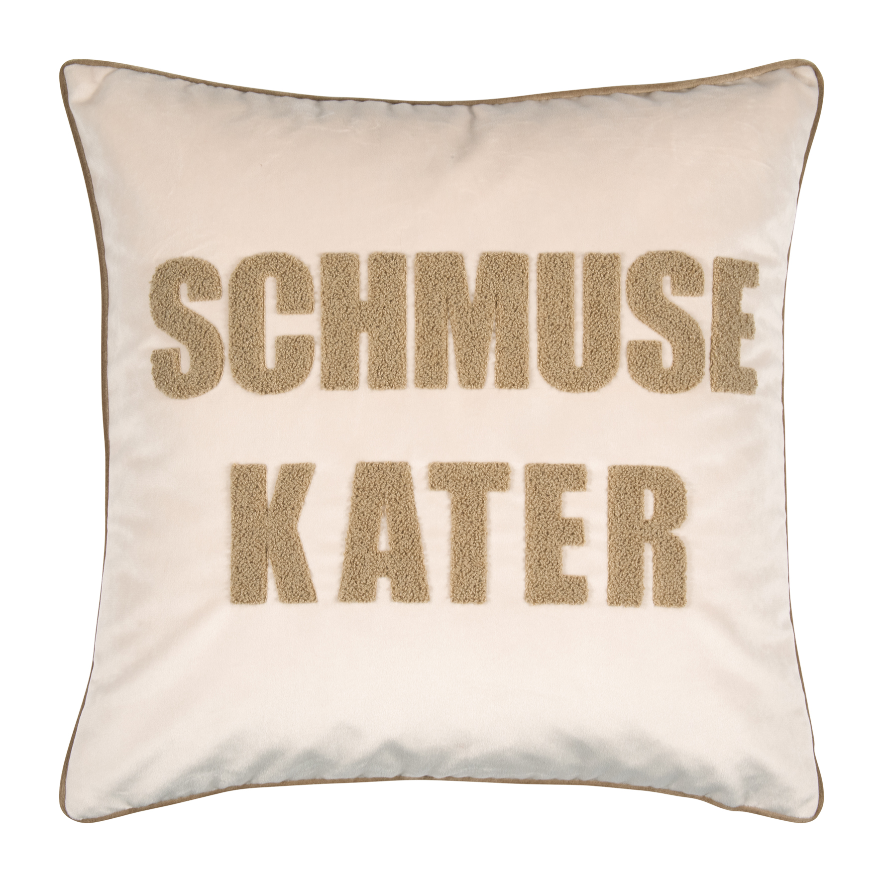 pad design Kissenhülle Letters "Schmusekater" 45 x 45