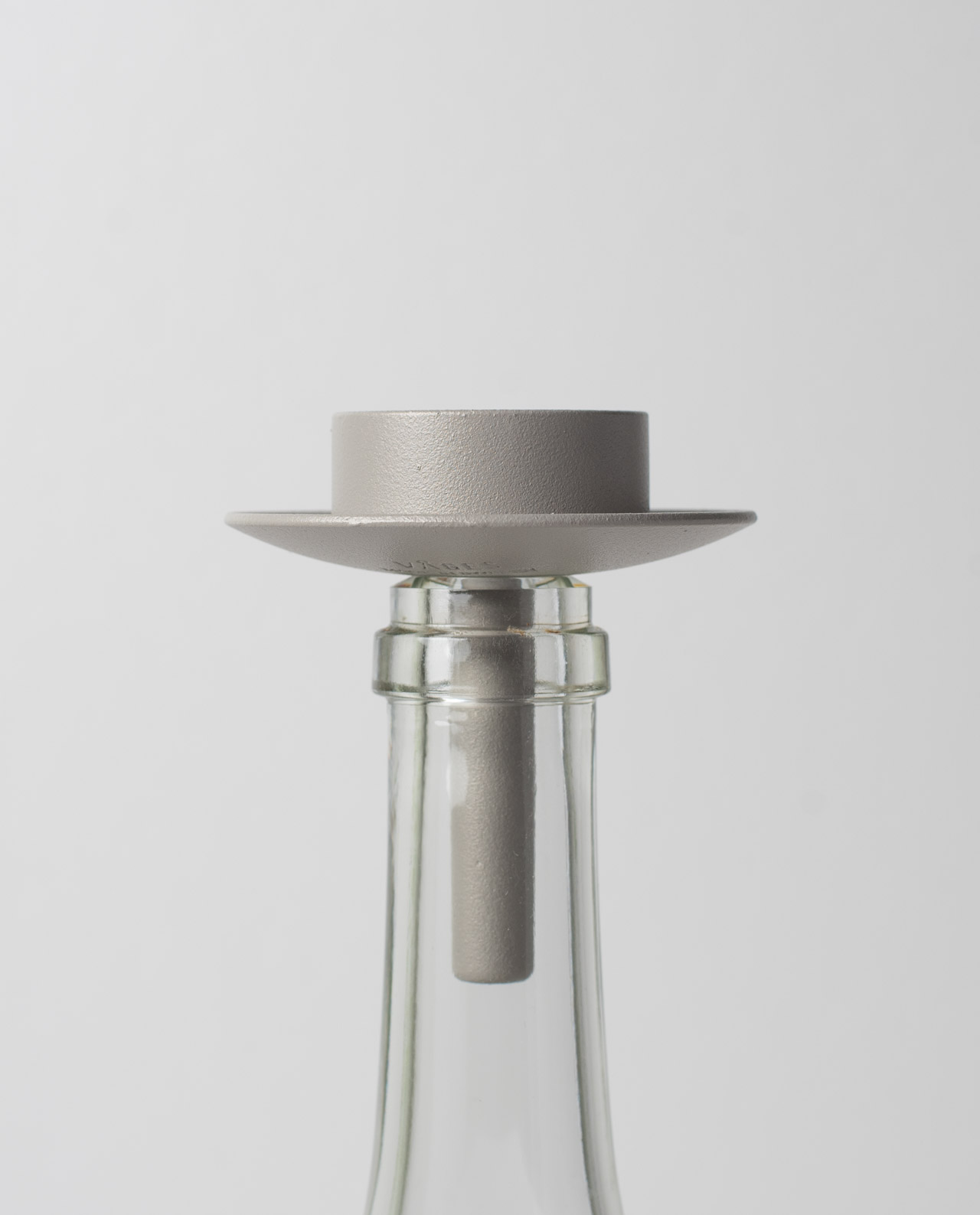 Våges Smide Teelichthalter Flasche Metall "Flaska" Taupe