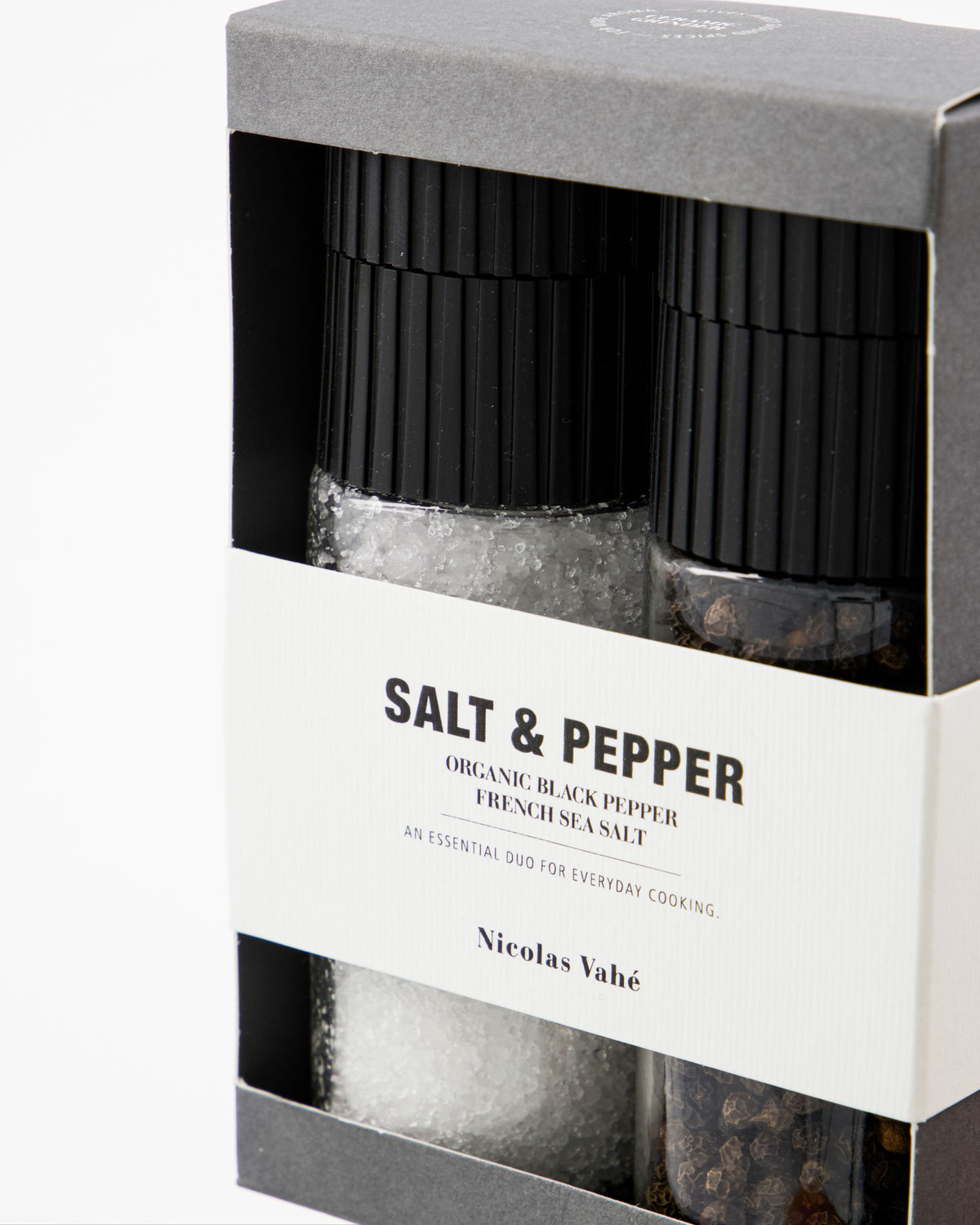 Nicolas Vahé Geschenkbox Organic Black Pepper & French Sea Salt 2tlg.