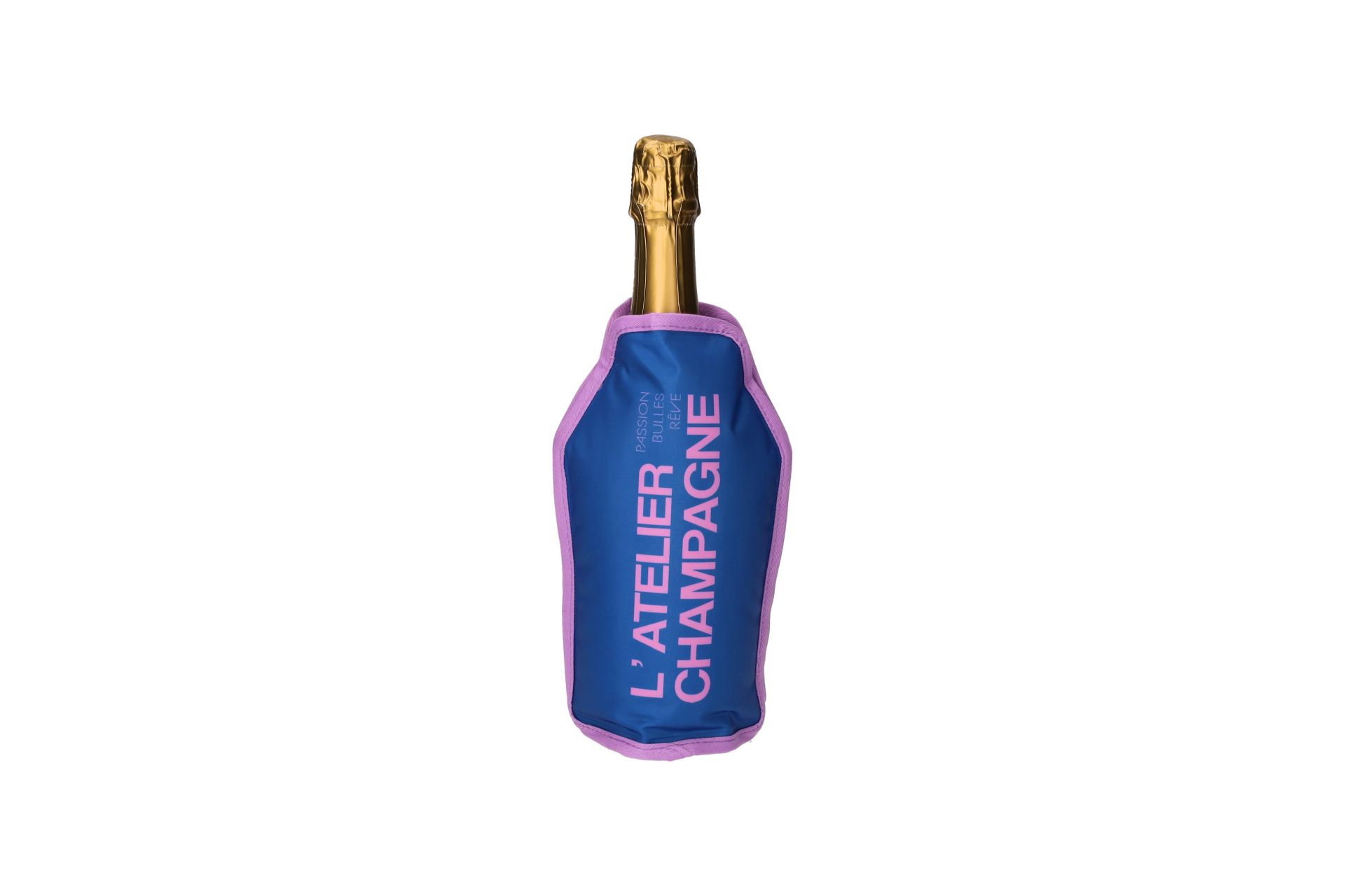 Kühlmanschette FROID für Flaschen Motiv L'Atelier Champagne