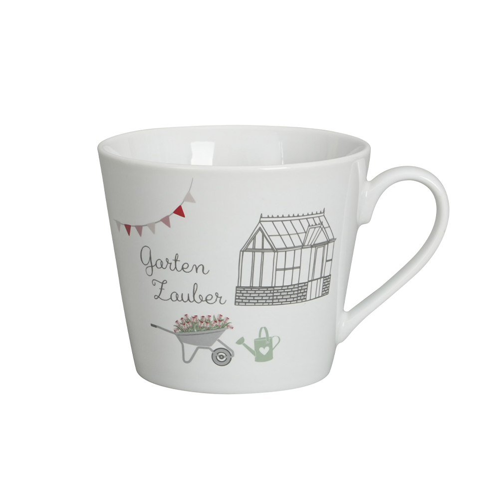 Krasilnikoff Henkelbecher "Gartenzauber"
