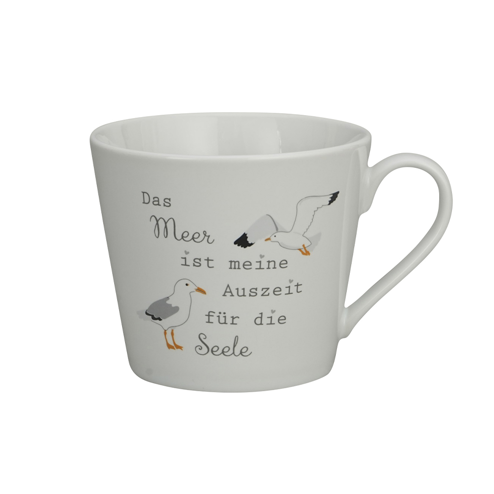 Krasilnikoff Henkelbecher "Das Meer ist meine Auszeit..."
