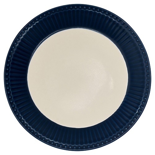 Greengate Porzellan-Teller Alice Dark Blue