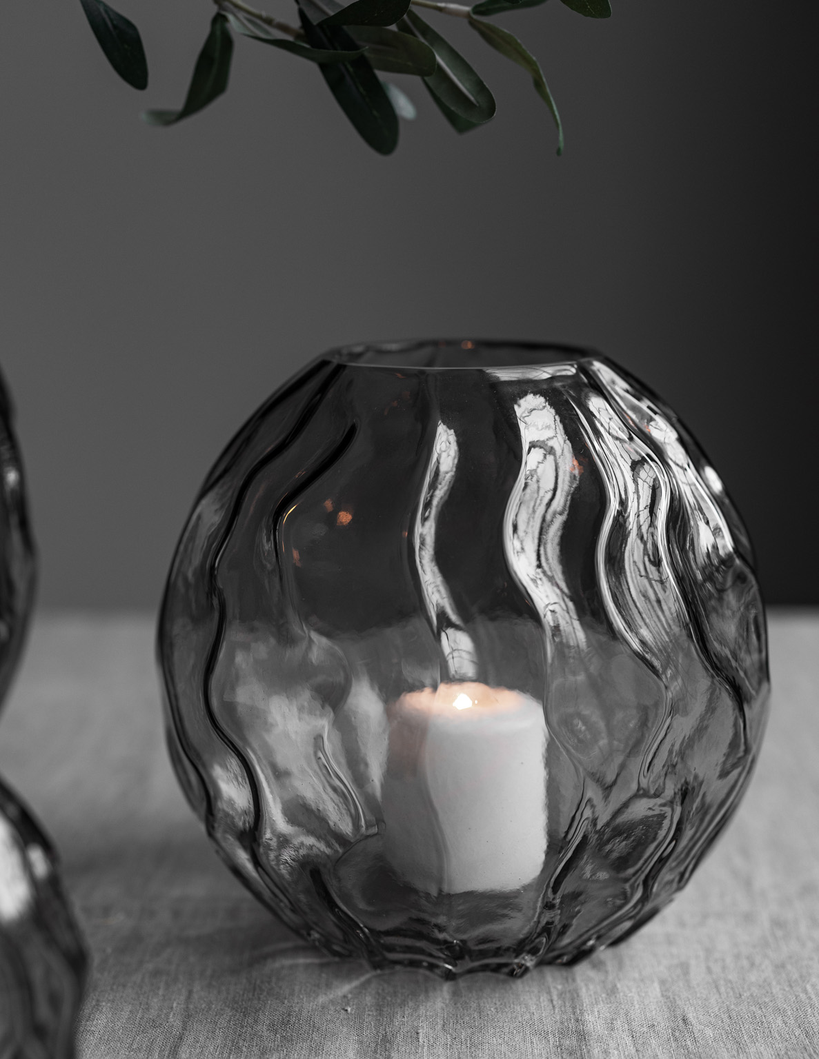 Storefactory Glasvase Malmbäck Large Grey