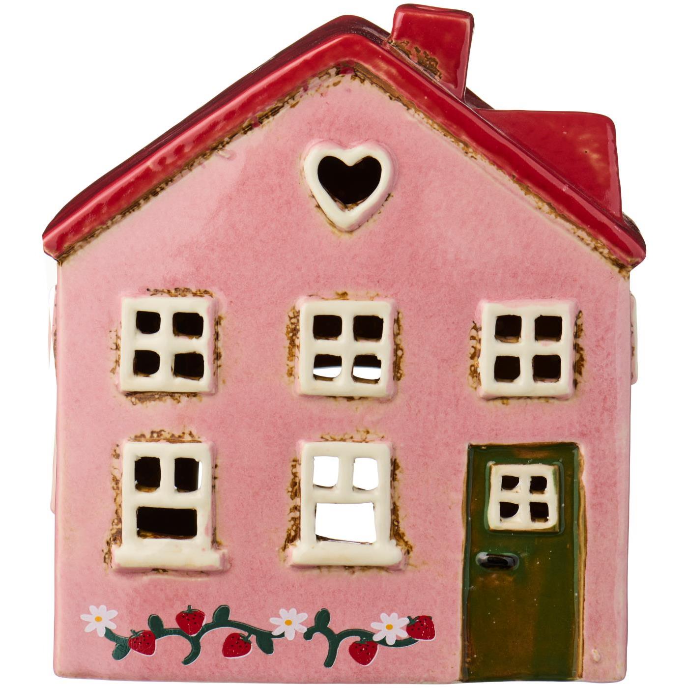 Ib Laursen Keramikhaus Ebeltoft Erdbeerranke für Teelicht