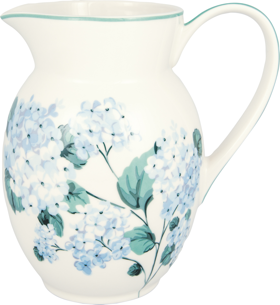 Greengate Porzellan-Krug Liliana White 1,5l