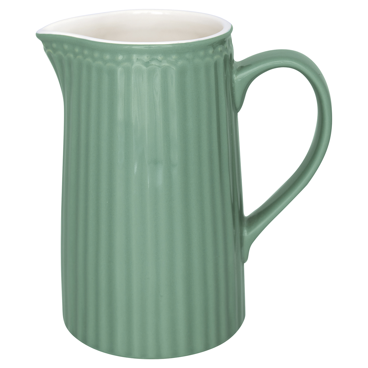 Greengate Porzellan-Krug Alice Dusty Green