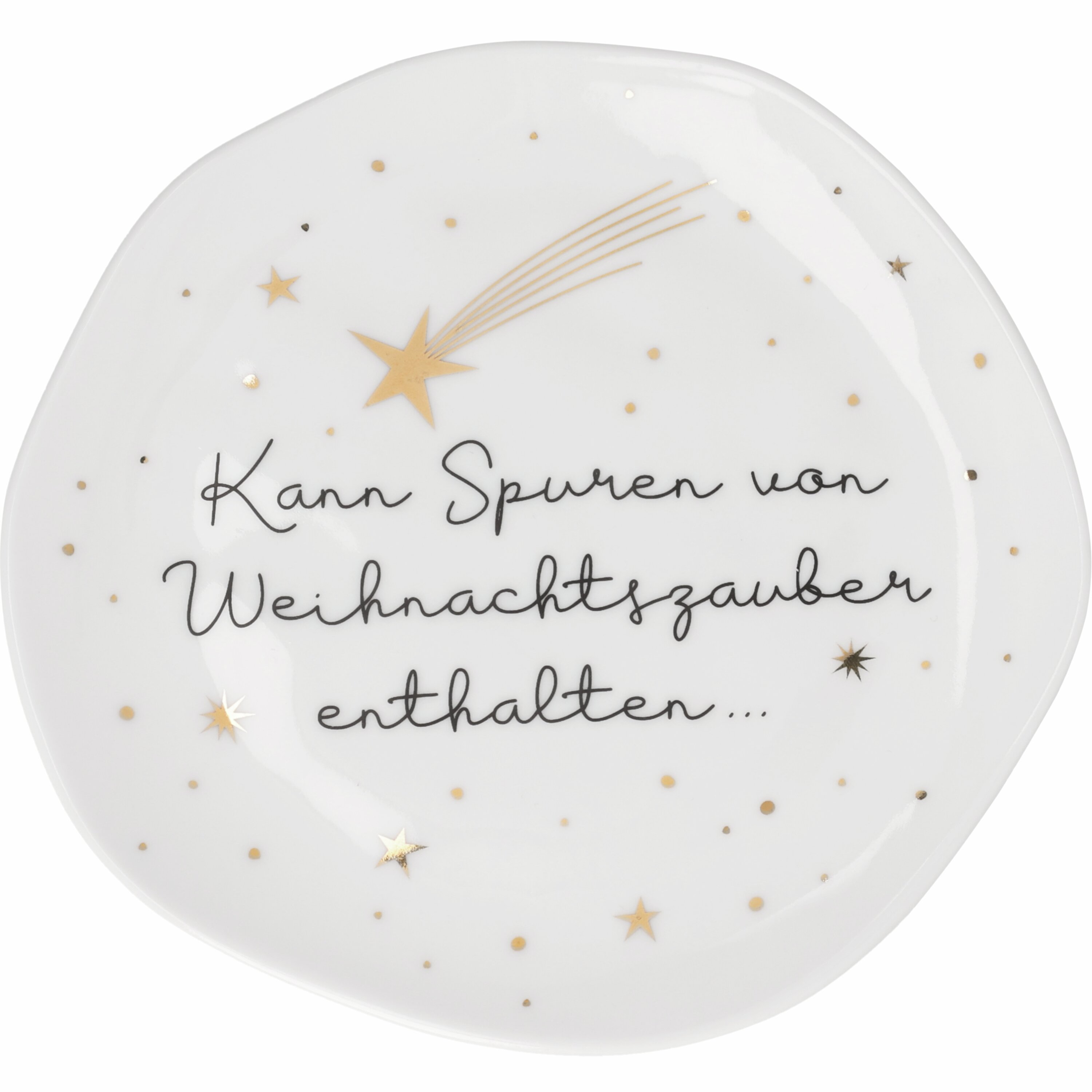 räder Porzellanteller "Kann Spuren von Weihnachtszauber enthalten"