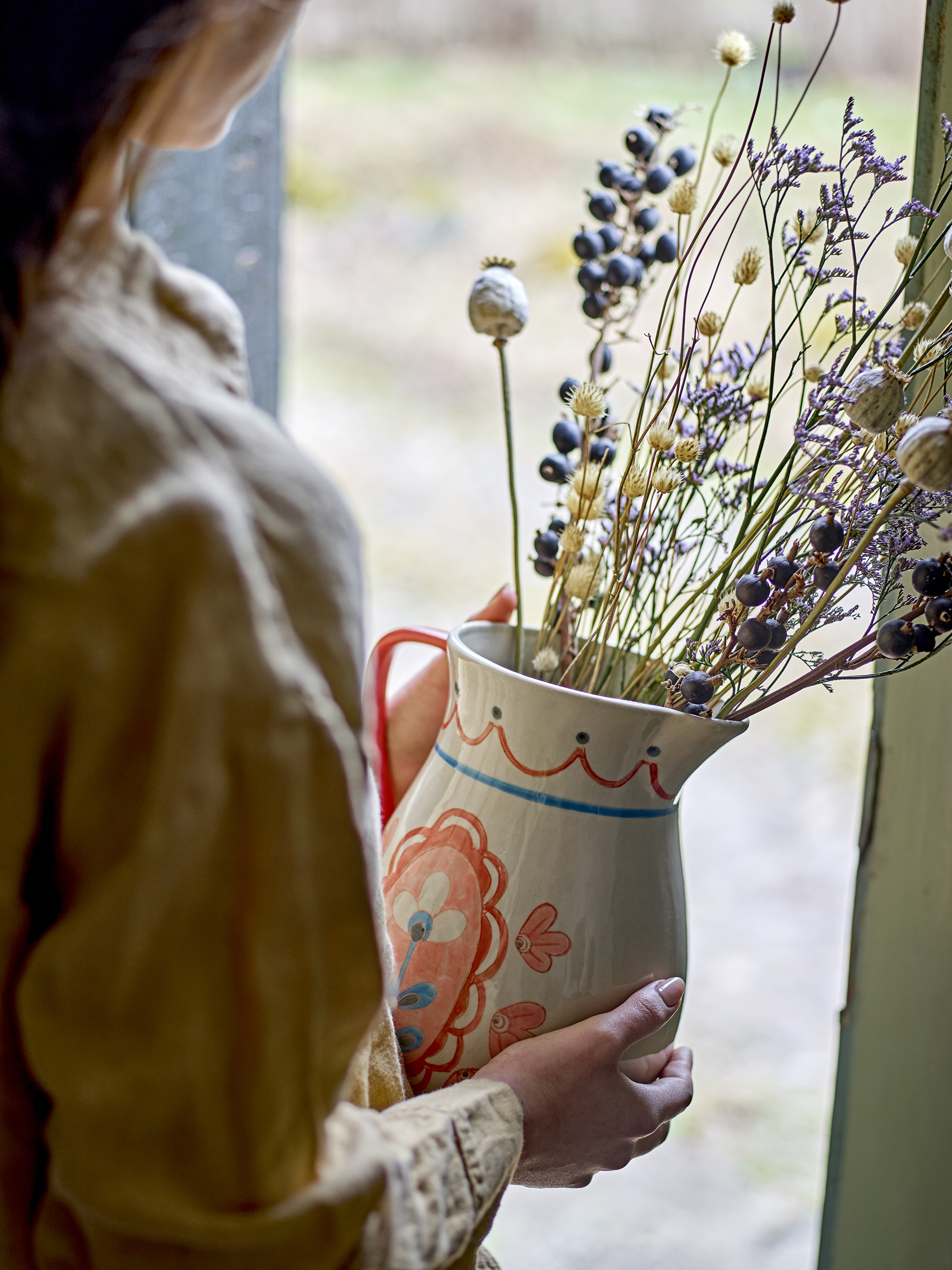 Bloomingville Odina Krug Natur Steingut