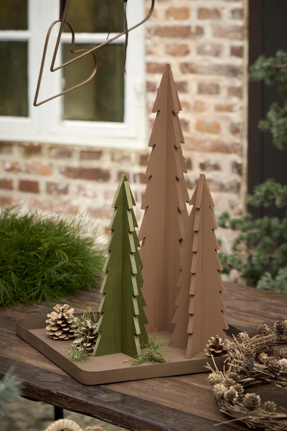 Ib Laursen Holz-Tannenbaum Braun Gross
