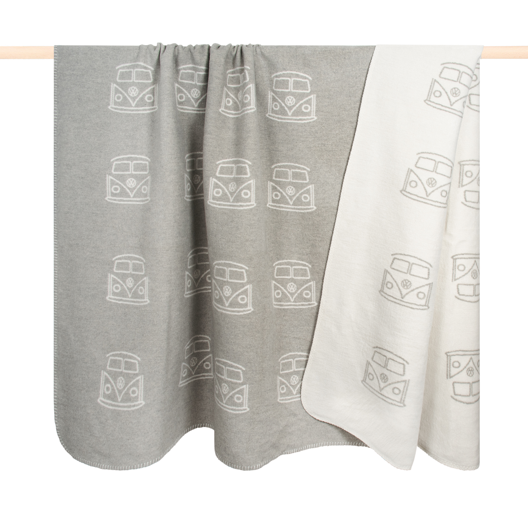 pad design Wolldecke Bussis Light Grey 150 x 200