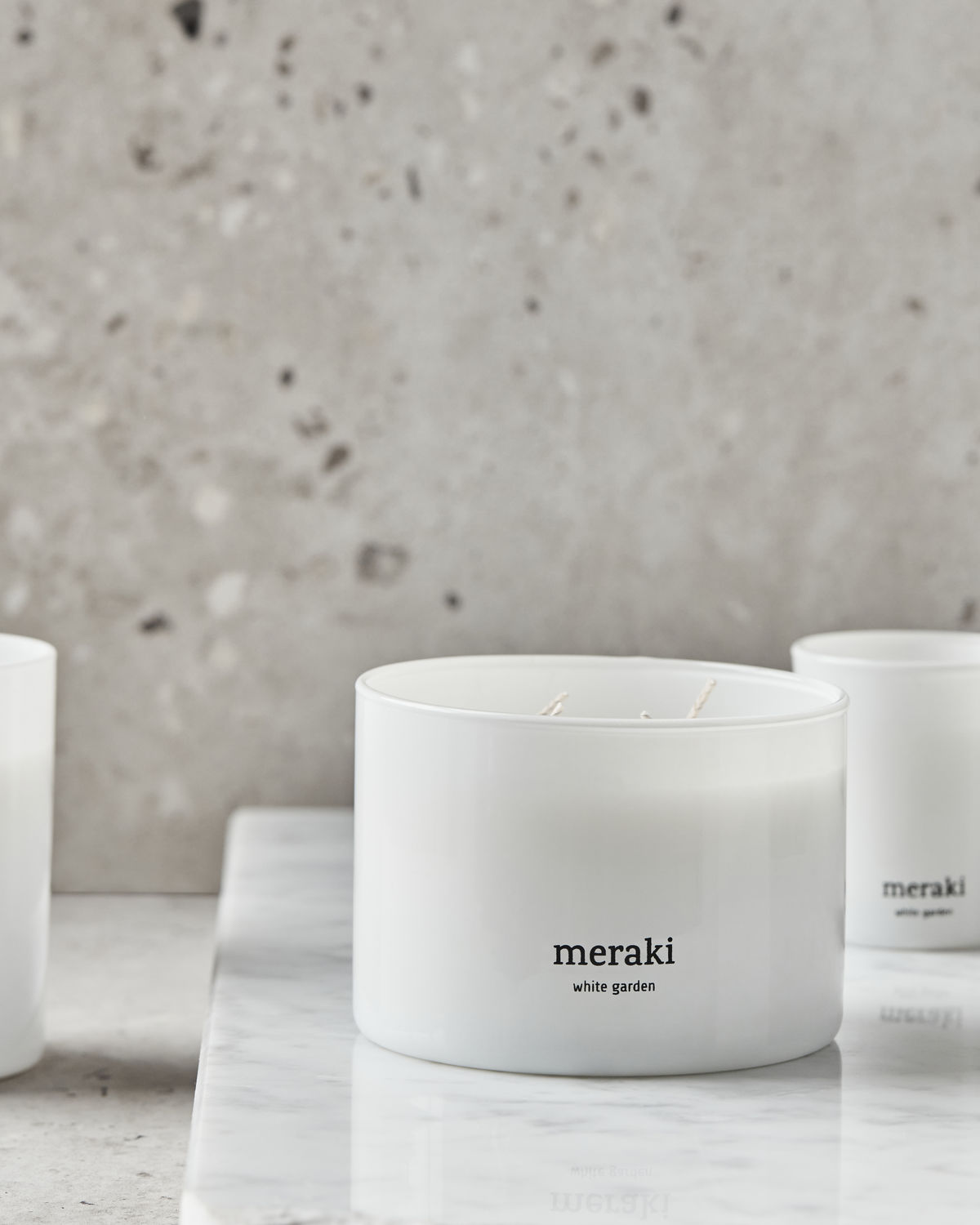 Meraki Duftkerze White Garden