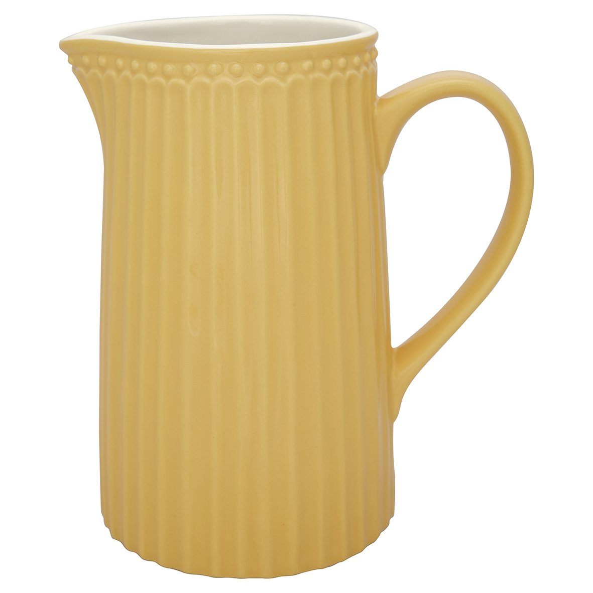 Greengate Porzellan-Krug Alice Honey Mustard