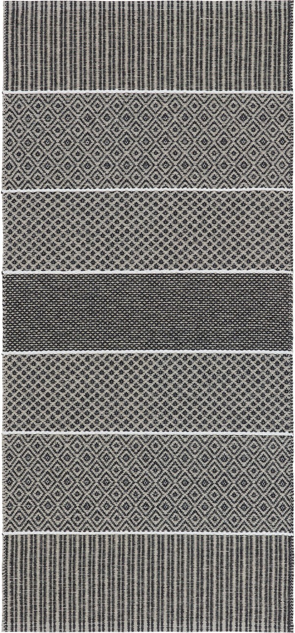 Horredsmattan Alfie Graphit In- und Outdoorteppich 70 x 150