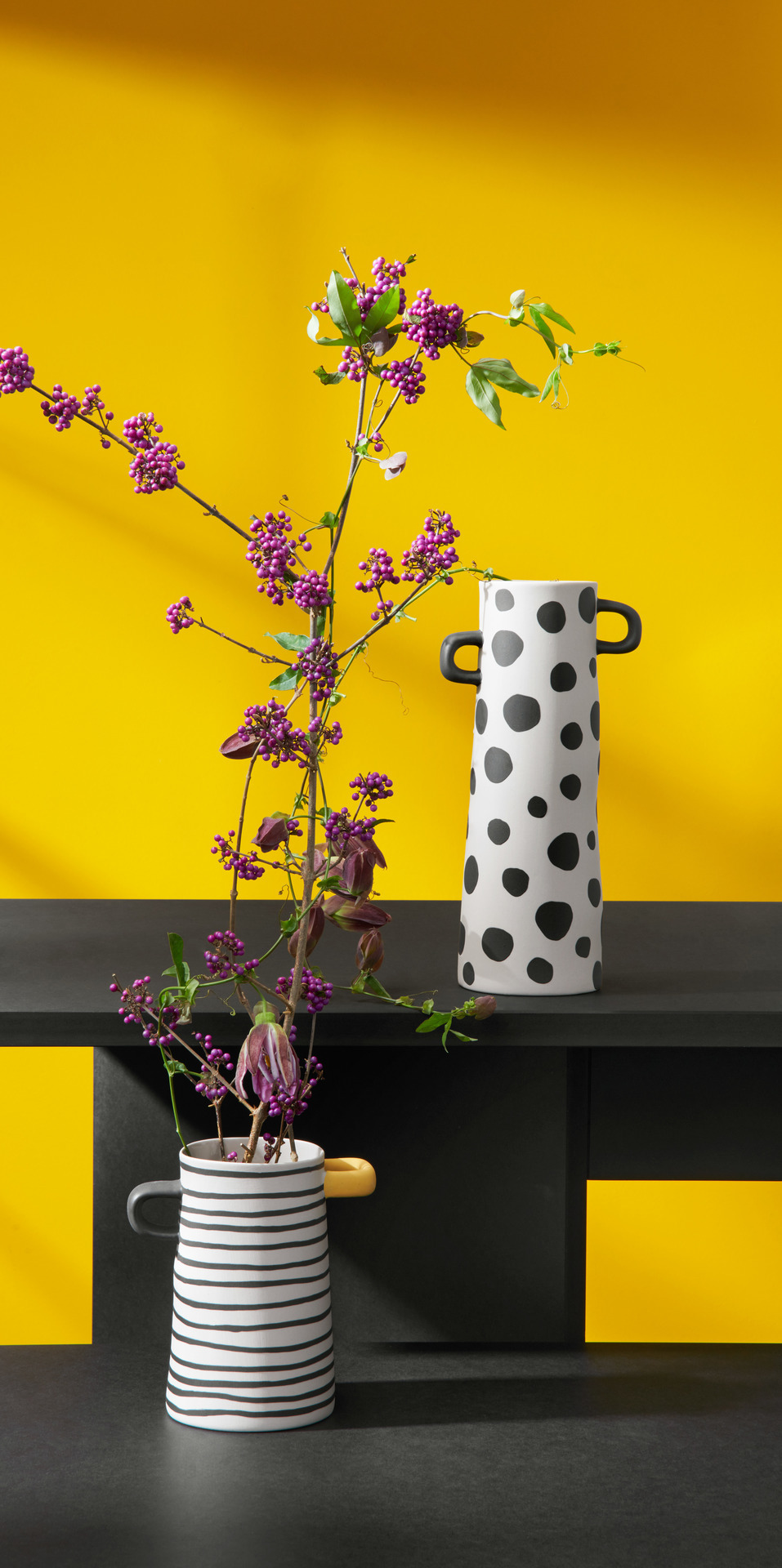ASA Vase Rayu Fein Gestreift
