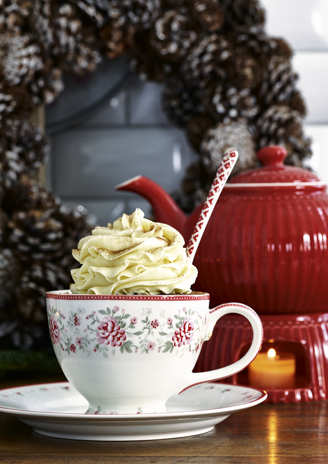 Greengate Stövchen Alice red