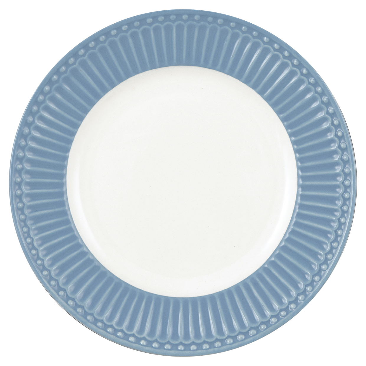 Greengate Porzellan Dessertteller Alice Sky Blue