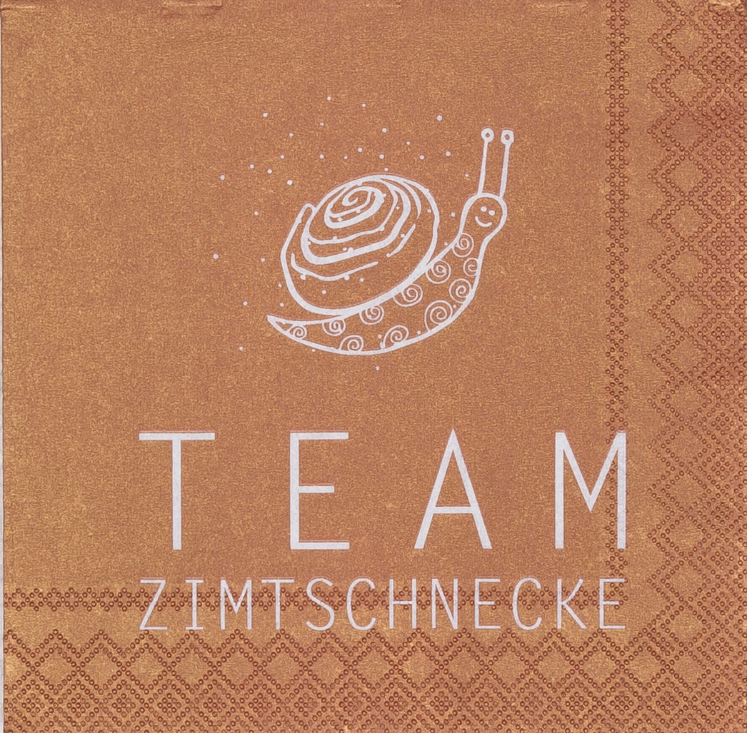 räder Papierservietten "Team Zimtschnecke", 20 Stück