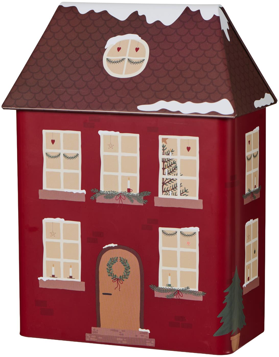 Ib Laursen Keksdose Weihnachtshaus Rot