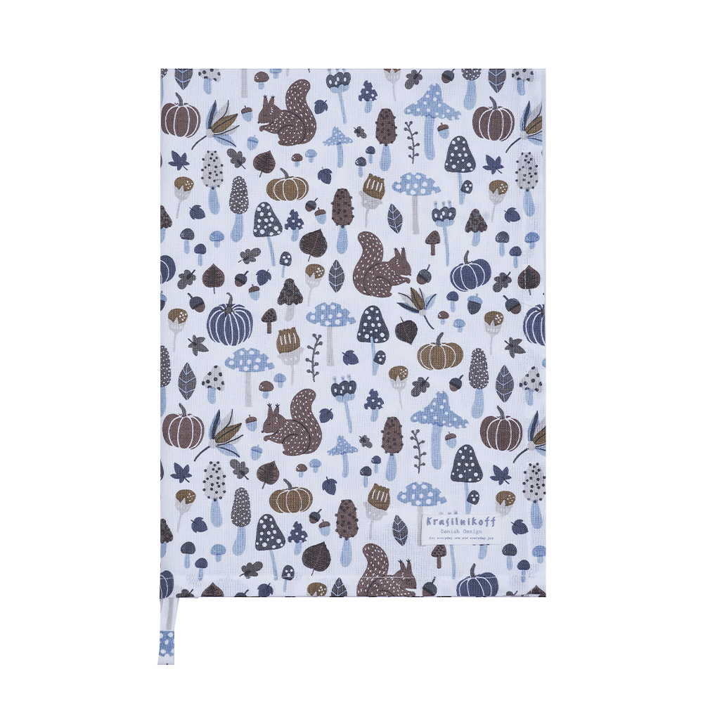 Krasilnikoff Geschirrtuch Autumn Dusty Blue