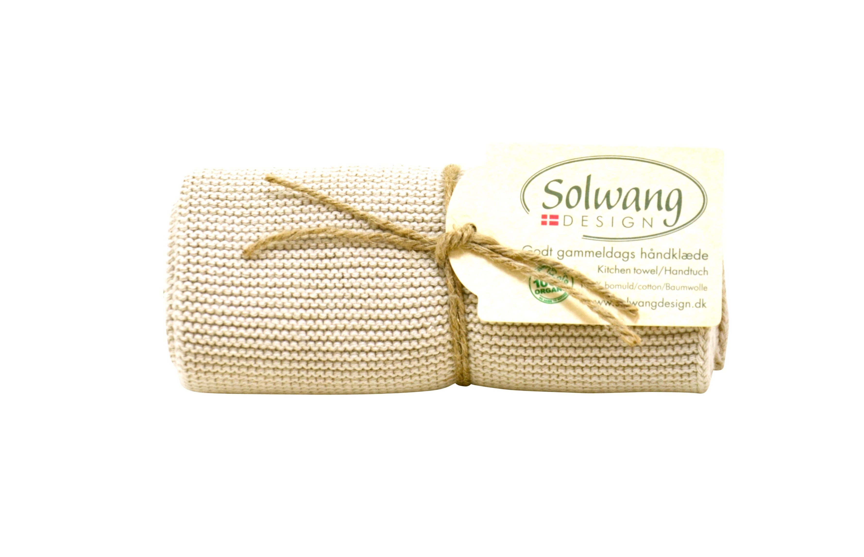 Solwang Handtuch Helles Aschengrau BIO