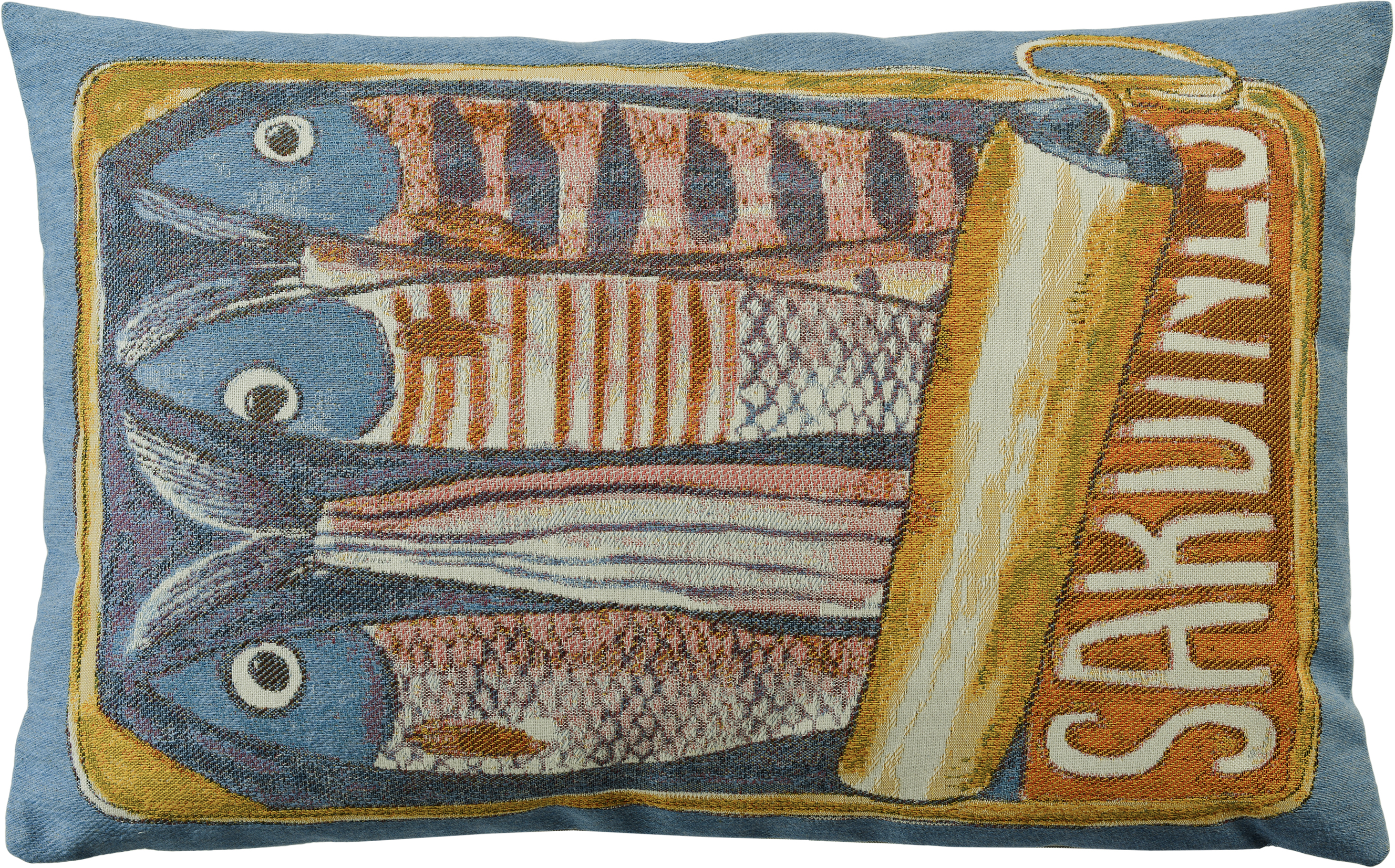 sander Kissenhülle Scatola Blau 40 x 60