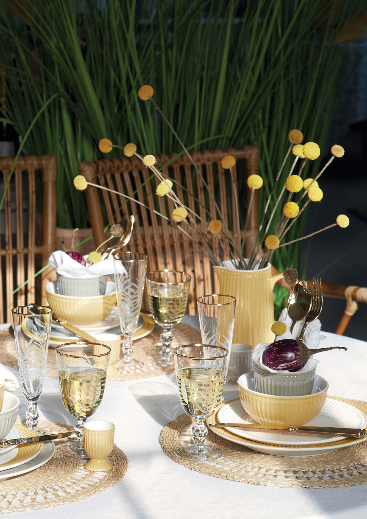 Greengate Latte Cup Alice Honey Mustard