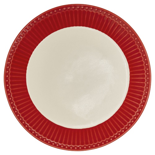 Greengate Frühstücksteller Alice Red