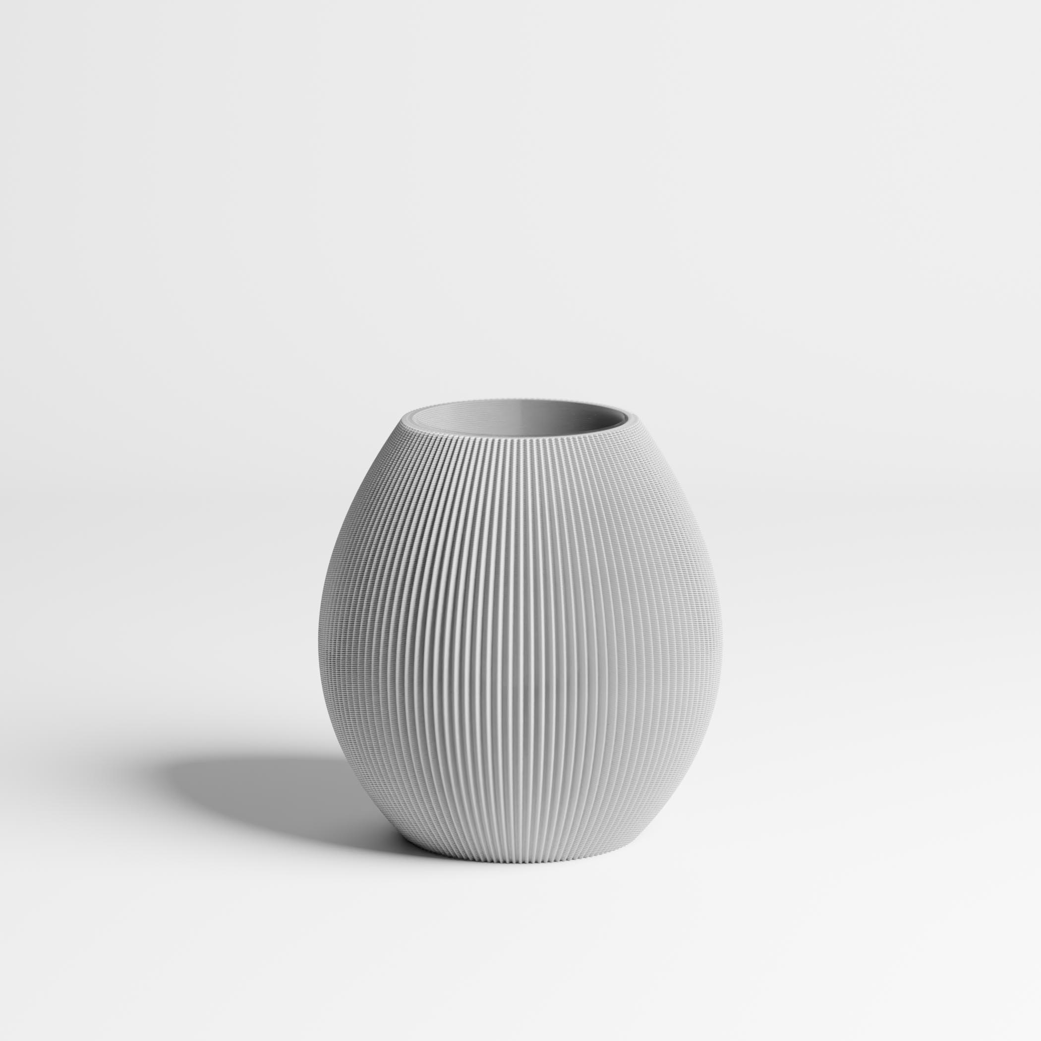 DENNISMAASS Vase Rund S Hellgrau