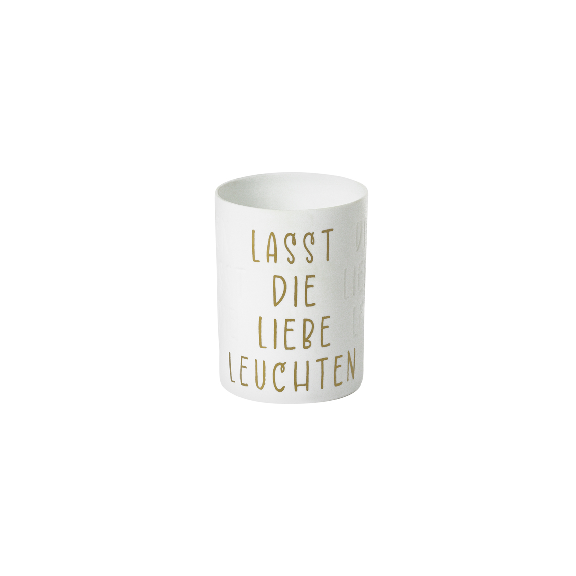räder Hochzeit Teelichthalter "Lasst die Liebe leuchten"