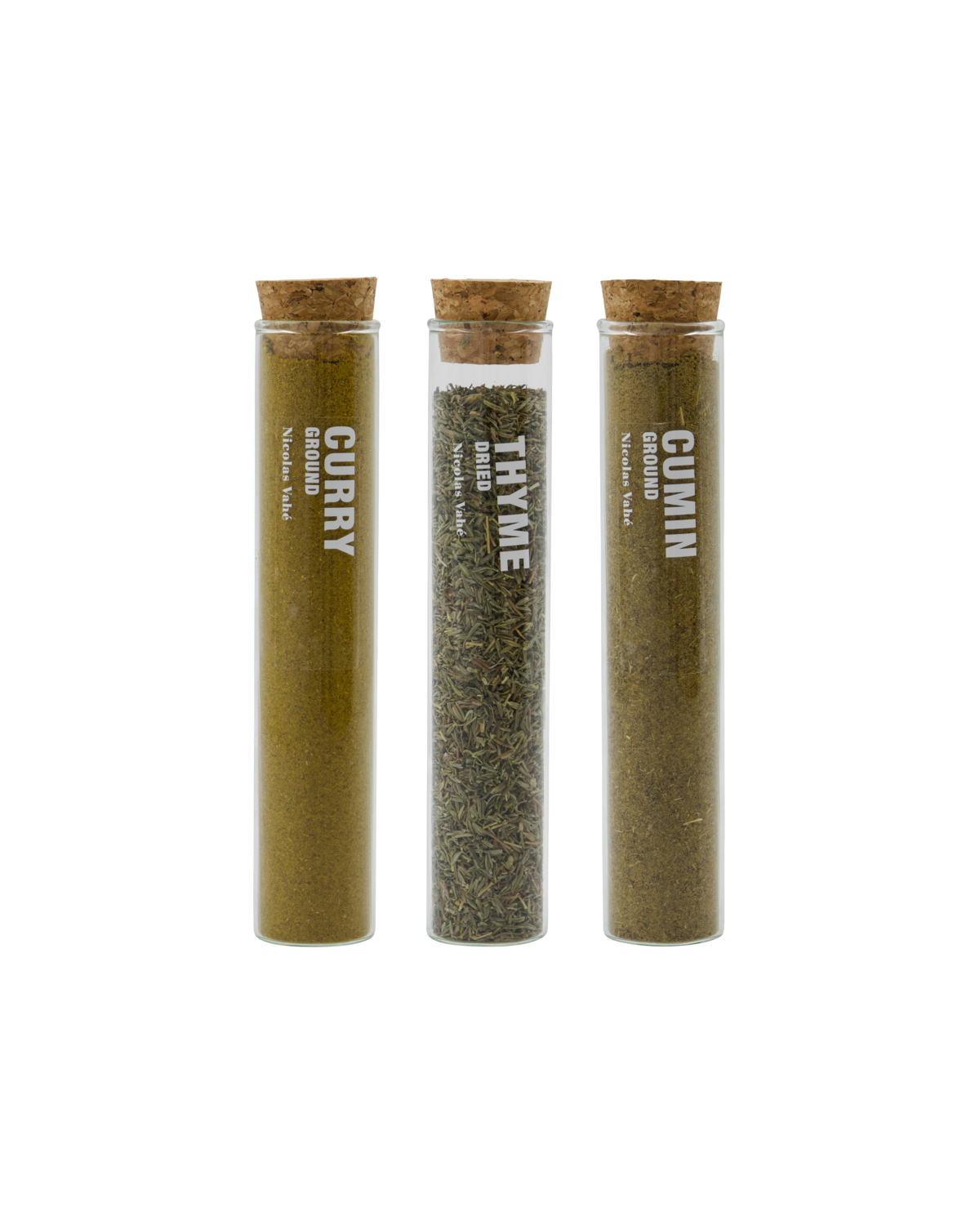 Nicolas Vahé Spices Set 3tlg. Curry, Thymian, Kreuzkümmel
