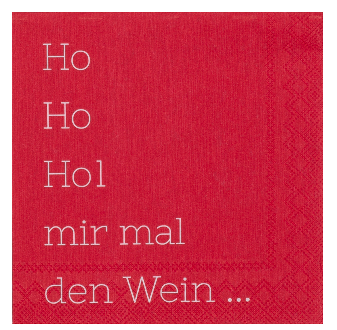 räder Papierservietten "Ho Hol mir den Wein, 20 Stück