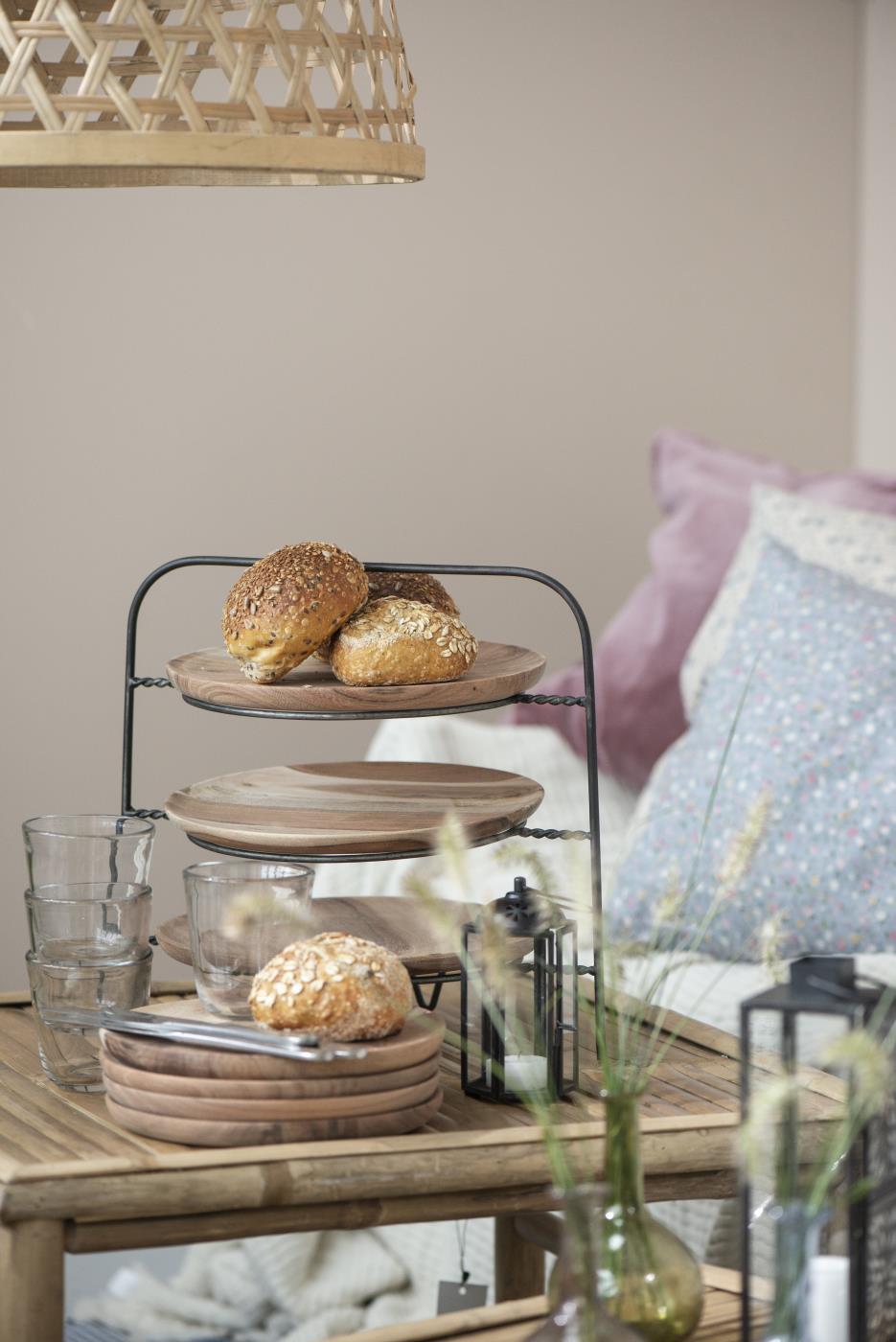 Ib Laursen Tellerhalter / Etagere 3-stufig Brooklyn Ø 22cm