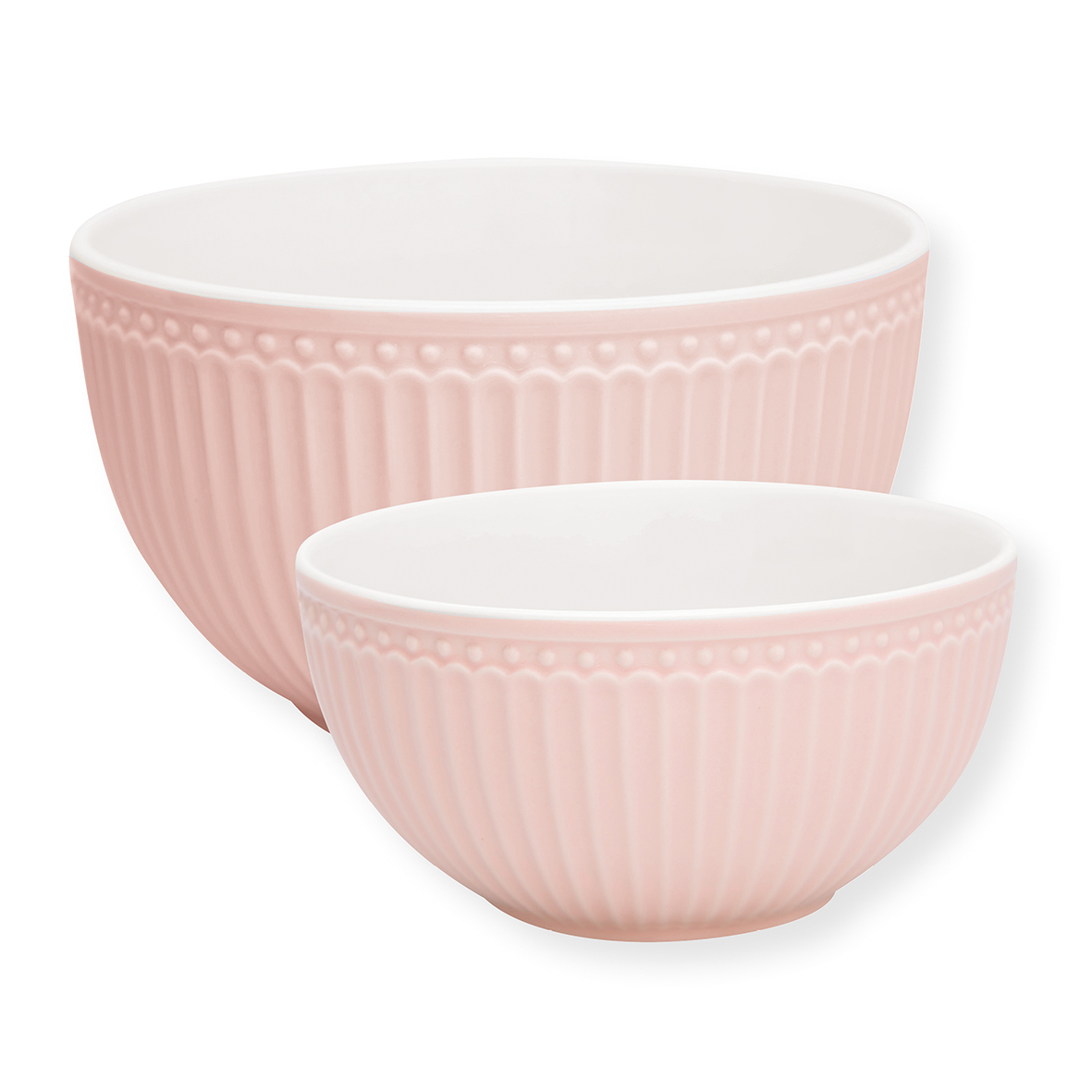 Greengate Servierschüssel 2er Set Alice Pale Pink